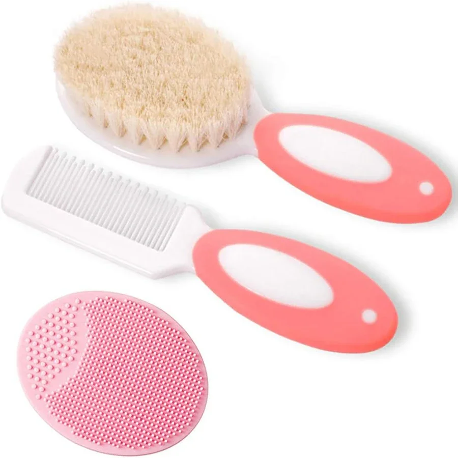 Hair Care Routine - Set sikat rambut bayi, sisir lembut