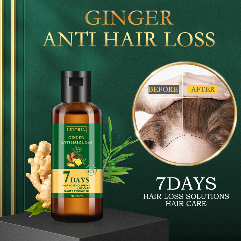 Hair Care Essence Oil - Minyak esensial perawatan rambut jahe alami,