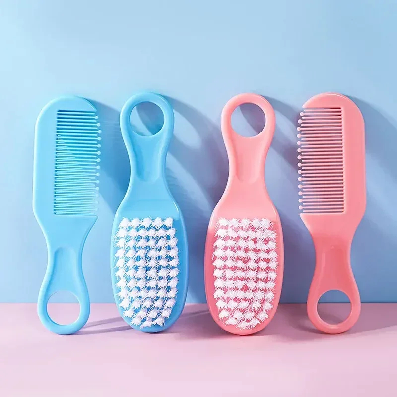 Hair Care Routine - 1/2Set Sisir Sikat Rambut Bayi Portabel