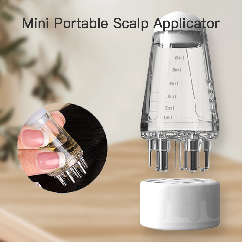 Hair Growth Serum Oil - Aplikator kulit kepala Mini portabel, cairan