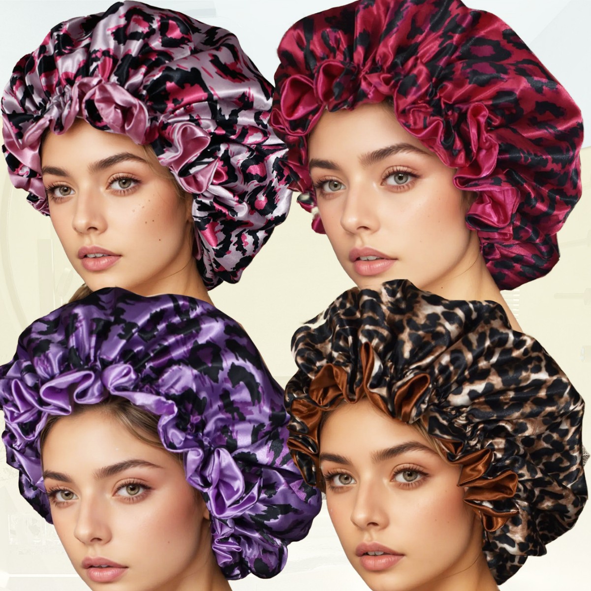 Hair Care Sunsilk - Topi Tidur Satin Musim Panas Dua