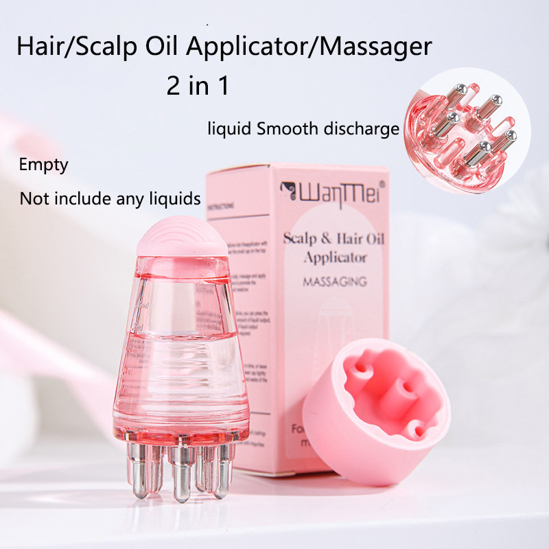 Hair Growth Serum Oil - Alat Pijat Kepala Mini 6ml dengan