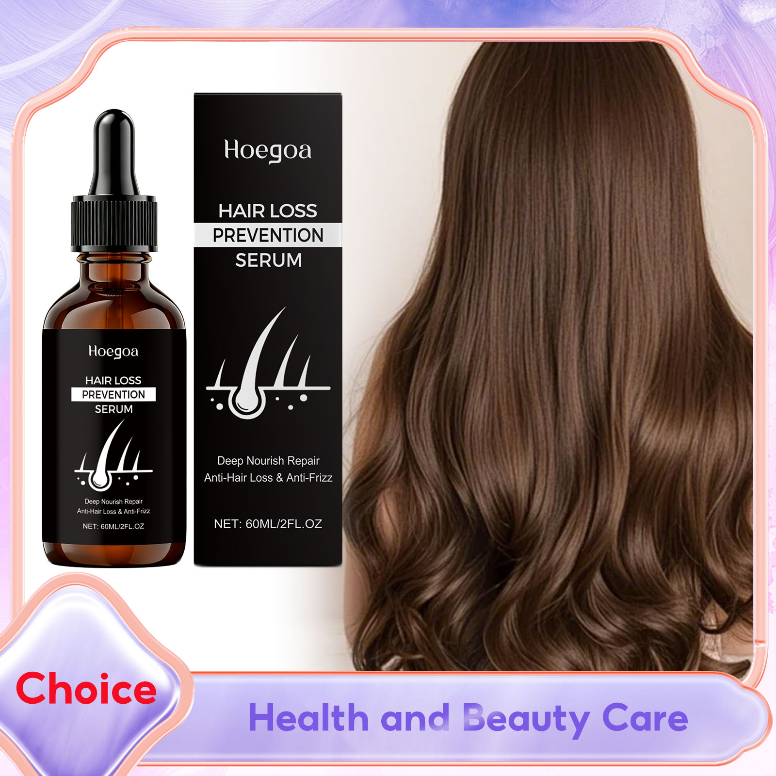 Hair Growth Serum Oil - Minyak Rambut Rosemary untuk Pertumbuhan Rambut,