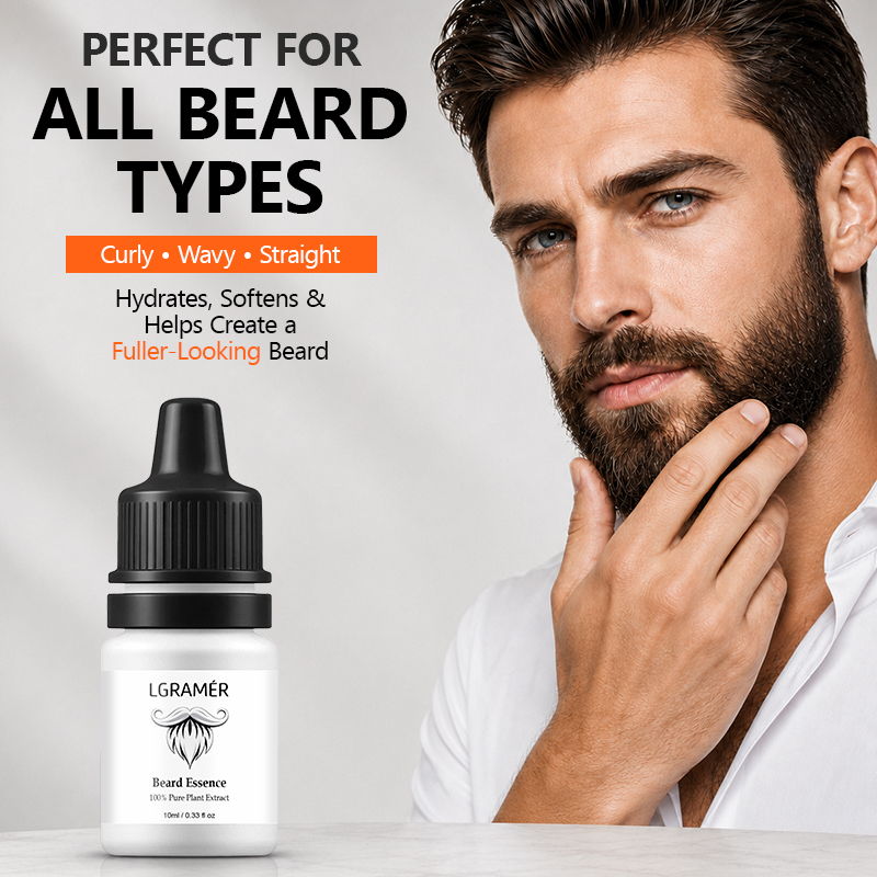 Hair Growth Serum Oil - Serum Penumbuh Jenggot Pria Menutrisi Folikel
