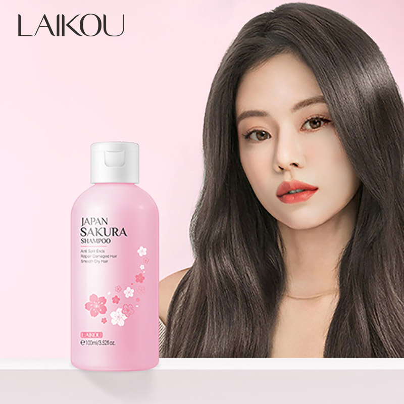 Hair Care In Japan - LAIKOU Jepang Sakura Sampo Perbaikan Rambut