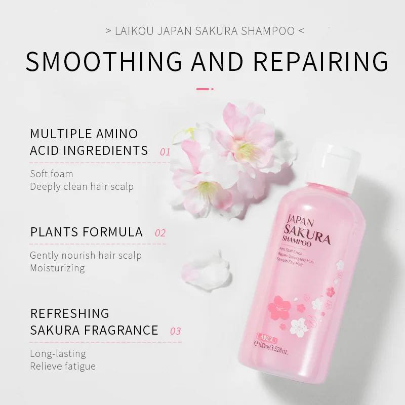 LAIKOU Jepang Sakura Sampo Per - Hair Care In Japan ulasan dan harga