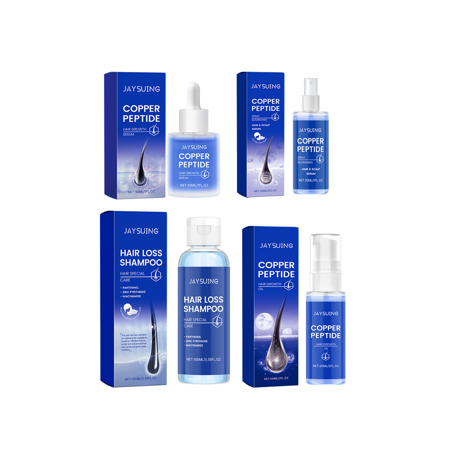 Sampo Peptida tembaga Serum pe - Hair Care Essence Oil ulasan dan harga