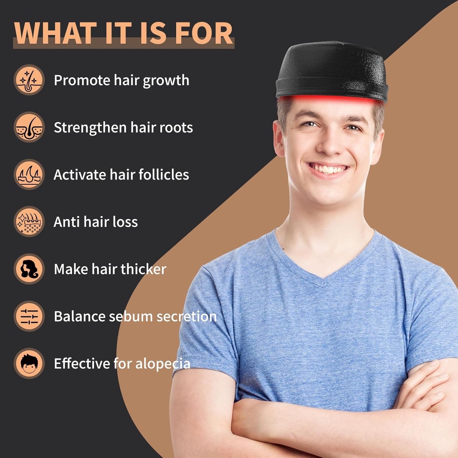 Topi Laser Pertumbuhan Rambut  - Hair Care Routine ulasan dan harga