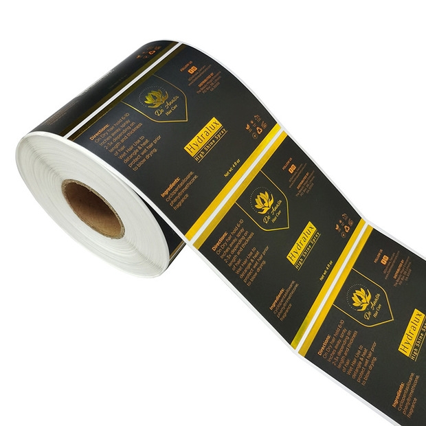 Stiker sampo rambut Foil hitam - Hair Care Logo ulasan dan harga