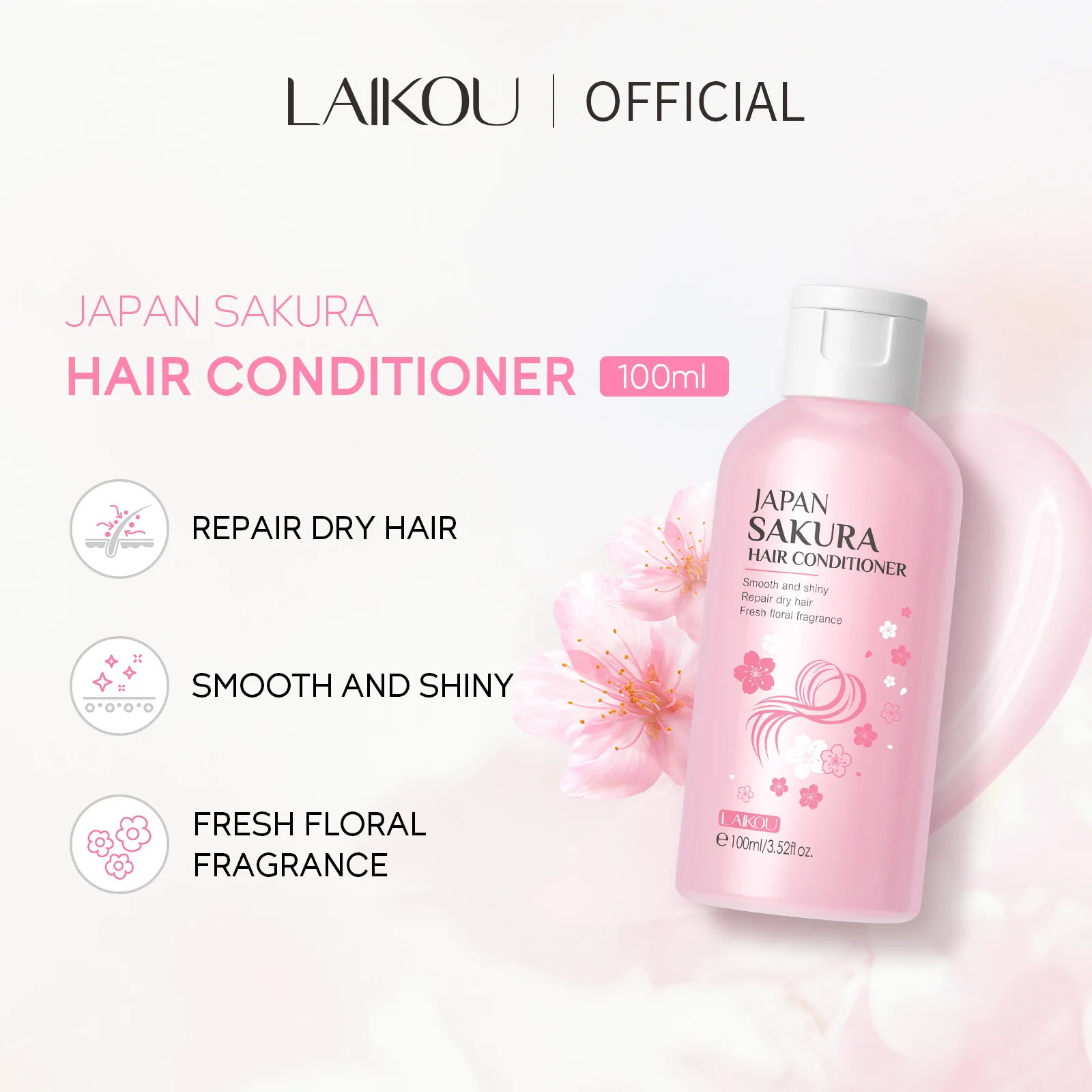LAIKOU Sampo Sakura Jepang ata - Hair Care In Japan ulasan dan harga