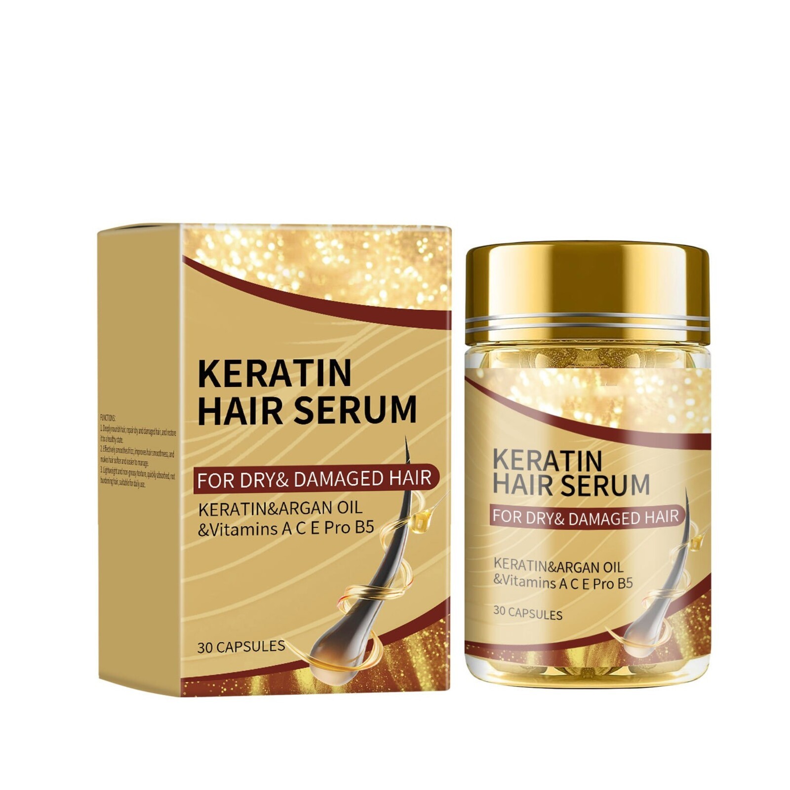 Minyak Argan kapsul perawatan  - Hair Care Essence Oil ulasan dan harga