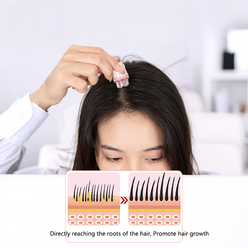 Alat Pijat Kepala Mini 6ml den - Hair Growth Serum Oil ulasan dan harga