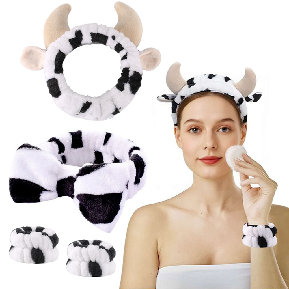 4pcs 3D Cow Headband Super Cut - Hair Care Routine ulasan dan harga