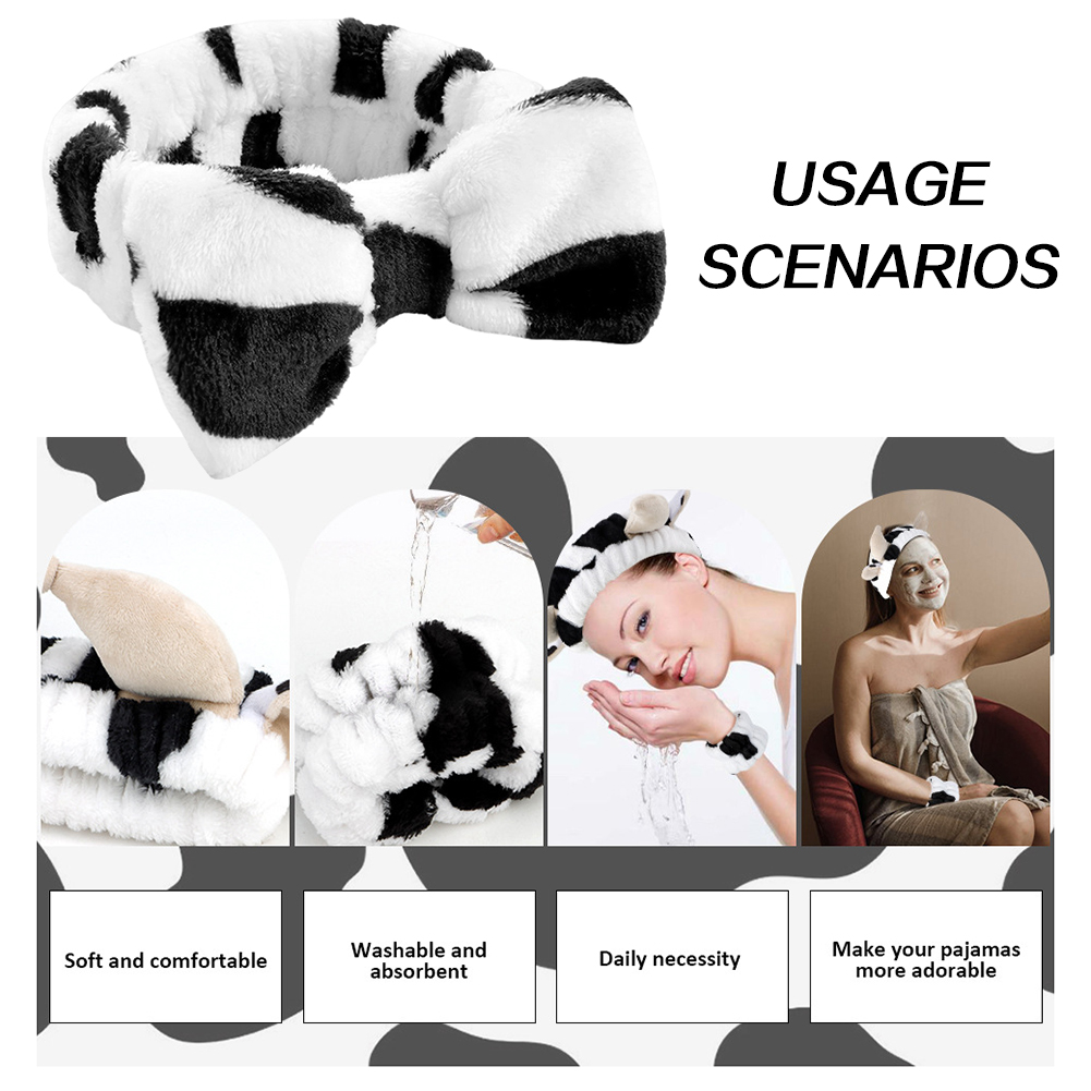 4pcs 3D Cow Headband Super Cut - Hair Care Routine ulasan dan harga