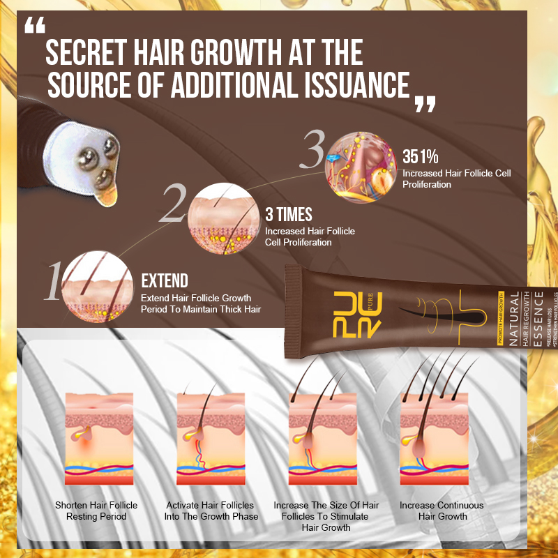 PURC Serum penumbuh rambut pri - Hair Care Essence Oil ulasan dan harga