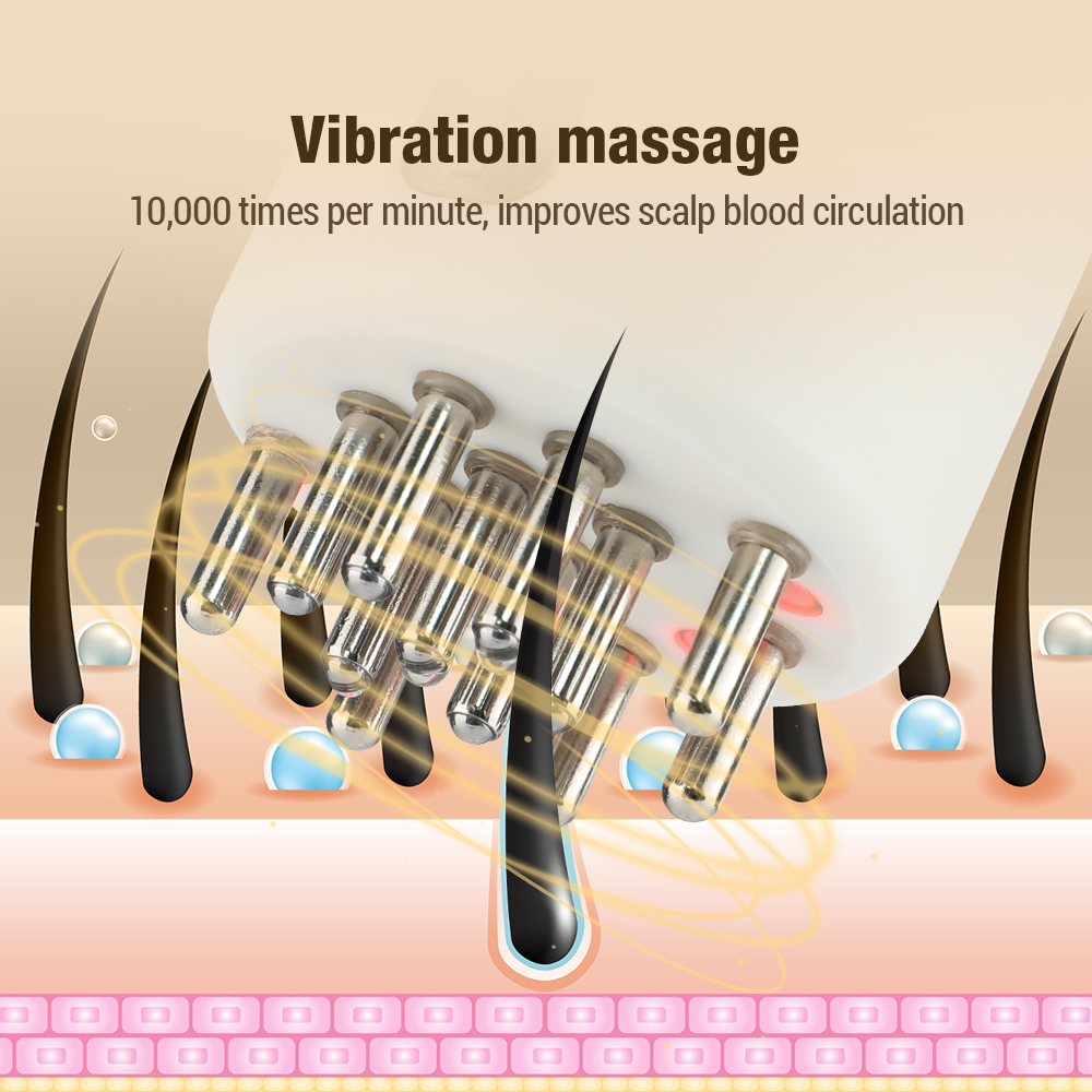 Sisir pijat kepala getaran ele - Hair Growth Serum Oil ulasan dan harga