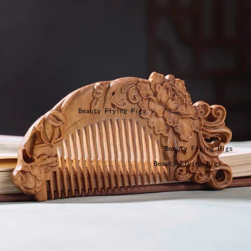 1 Buah Sisir Ukir Kayu Sisir P - Hair Care Routine ulasan dan harga