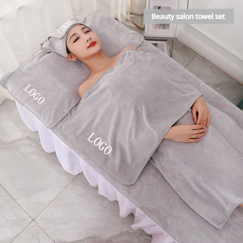 5 buah handuk khusus SPA meneb - Hair Care Logo ulasan dan harga