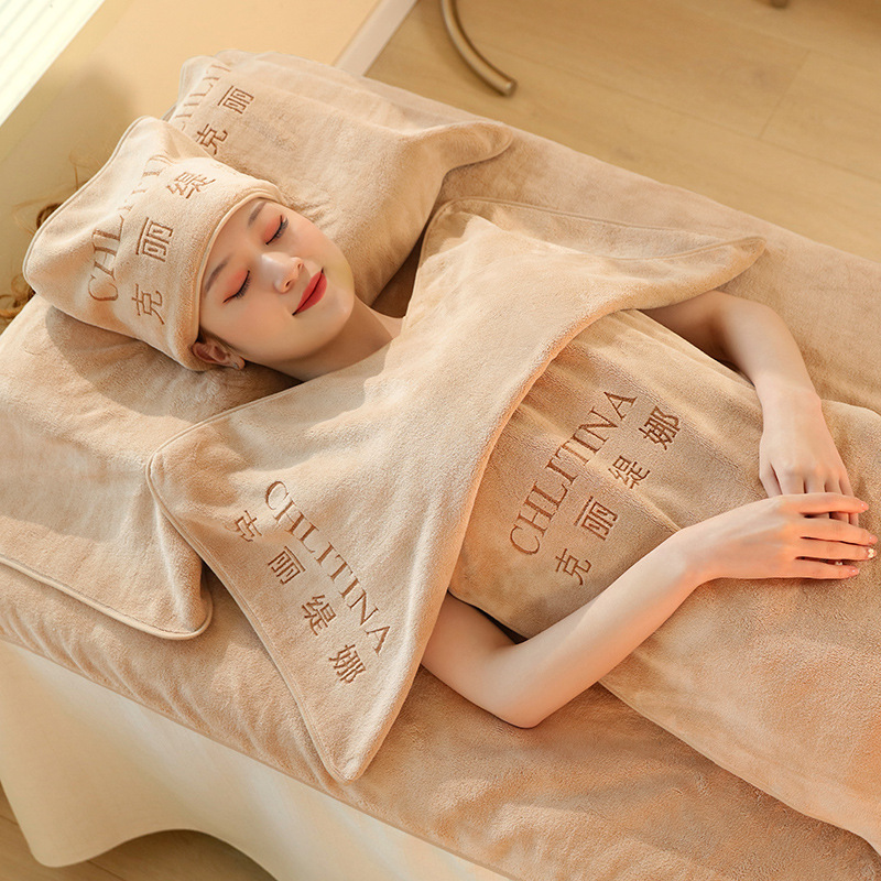 5 buah handuk khusus SPA meneb - Hair Care Logo ulasan dan harga