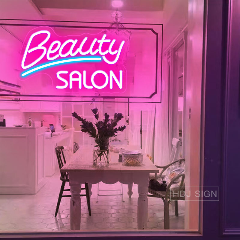 Lampu Neon LED Salon Rambut Ku - Hair Care Logo ulasan dan harga