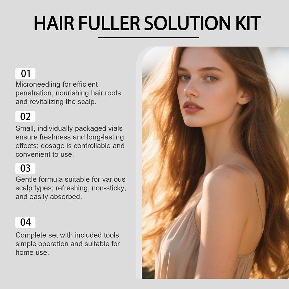 Set Rol Jarum Mikro Serum Esen - Hair Care Routine ulasan dan harga