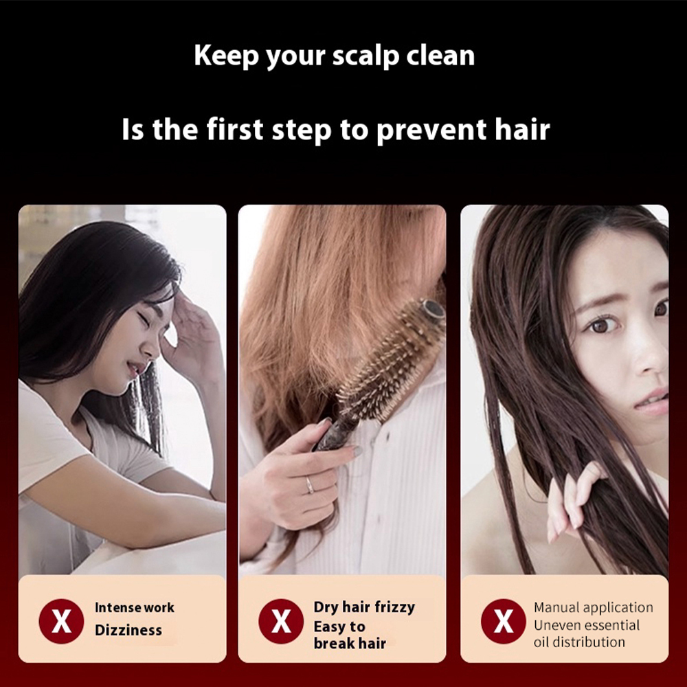 Sisir Pijat Getar Elektrik Lam - Hair Growth Serum Oil ulasan dan harga