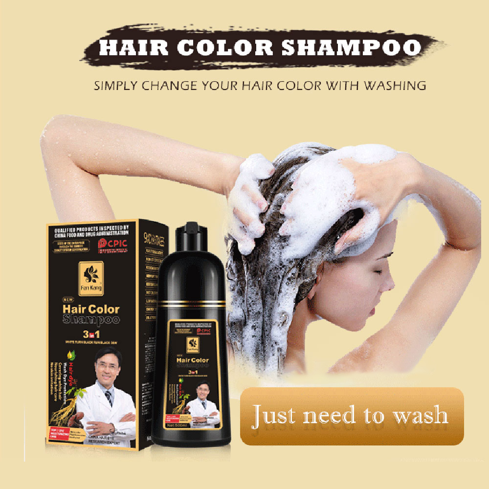 Sampo mewarnai instan 3 dalam  - Hair Care Tonic ulasan dan harga