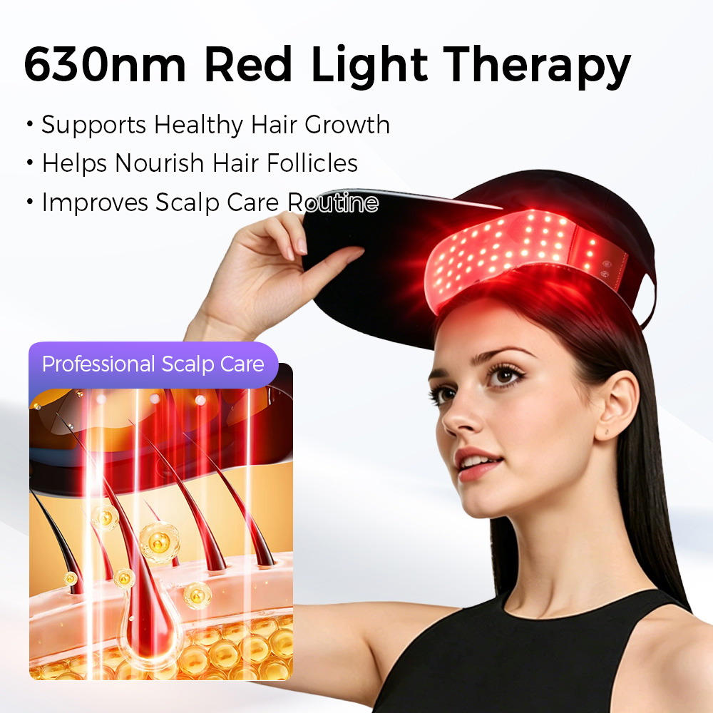 Topi Terapi Cahaya Merah Biru  - Hair Care Routine ulasan dan harga
