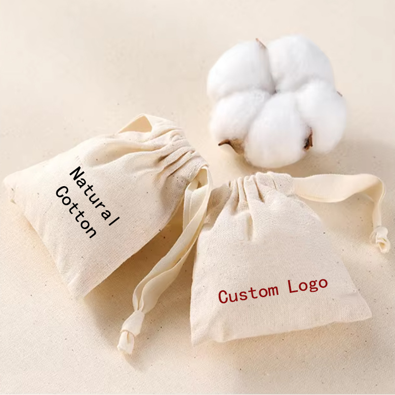Tas Hadiah Katun Alami Riasan  - Hair Care Logo ulasan dan harga